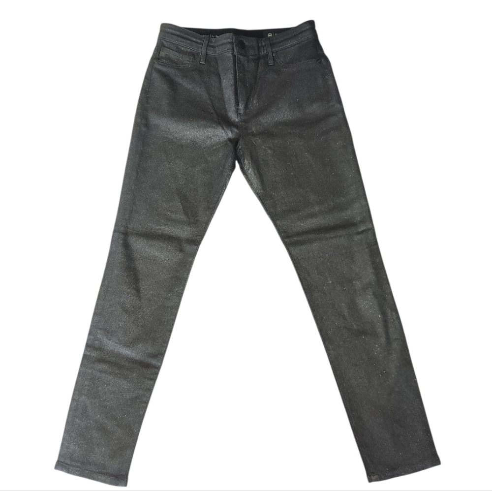 AG Adriano Goldschmied Charcoal High-Rise Skinny Jeans - Picture 8 of 9